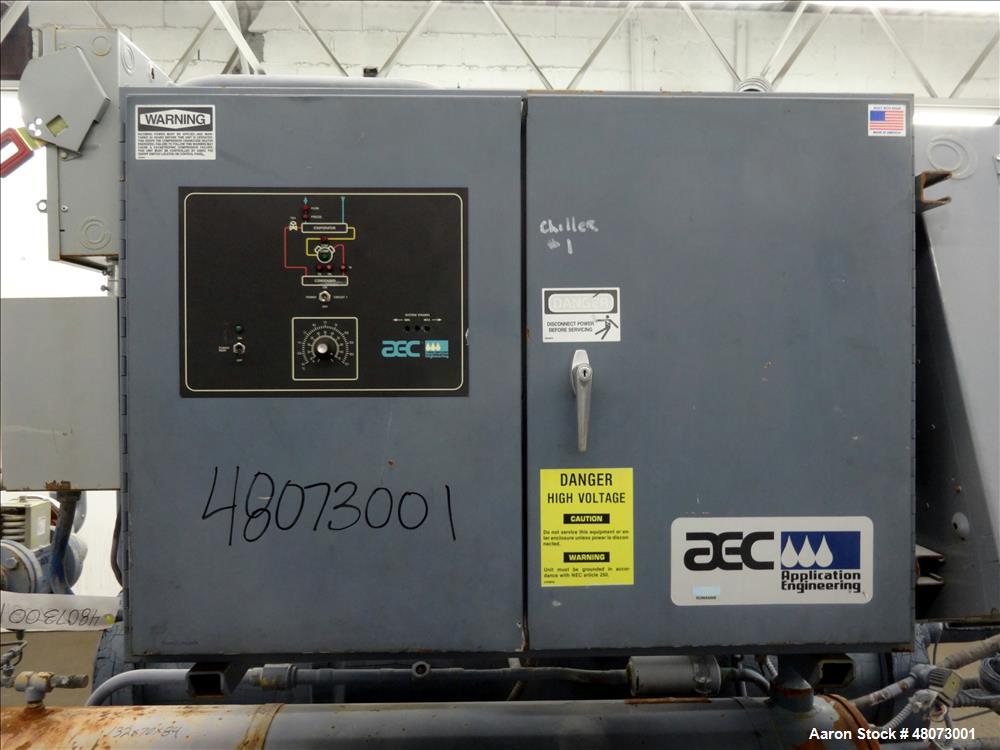 Used AEC NEC Series Water Cooled Central Chiller, Model NECW-1-60.