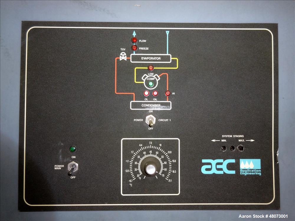 Used AEC NEC Series Water Cooled Central Chiller, Model NECW-1-60.