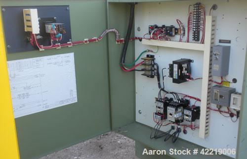Used Sterlco Portable Chiller, model CFP7.5WQ, water cooled. Approximately 7 tons cooling capacity. Temperature range 30 to 65 deg F. 18 pound charge of R22. Heat transfer fluid 30% glycol. 3/60/230 ...