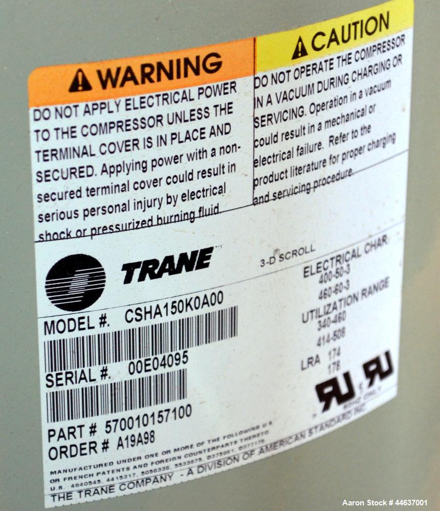 Unused- Sterlco SSC Series Pinnacle Water Cooled Central Chiller, Approximate 60 Ton Cooling Capacity, Model SSCS-60W. Temperature range 30 to 65 degrees F. 460 Volt, 60 Hz., 3 Ph, 128 amps. R-22 Ref...