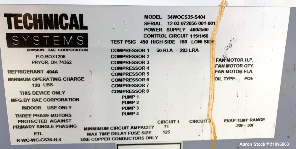 Technical Systems Water Chiller