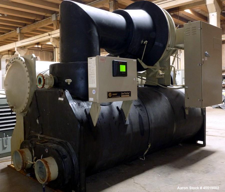 Used Trane Water Cooled Centrifugal Chiller, Model CVHF485