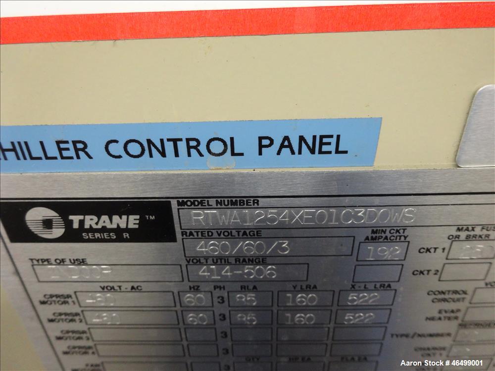 Used Trane R Series Water Cooled Rotary Liquid Chiller