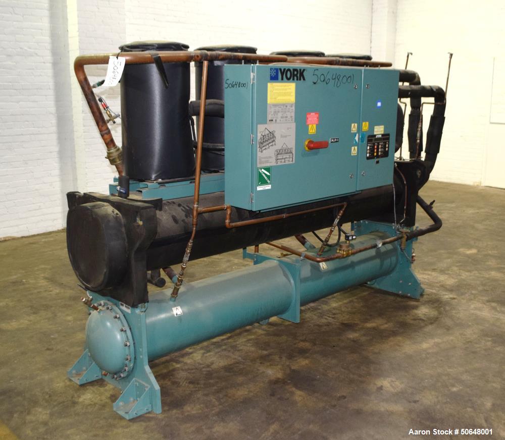 Used- York Model YCWL0118 Water Cooled Scroll Liquid Chiller