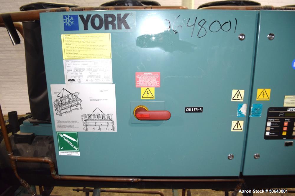 Used- York Model YCWL0118 Water Cooled Scroll Liquid Chiller