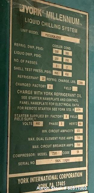 Used- York / Caterpillar Containerized Packaged Mobile Chiller