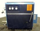 Used AEC Water Cooled Chiller, Model WC-15-Q. Cooling capacity 15 tons, chilled water 36 gallons per minute. Minimum temperature 20 degrees F, heat transfer fluid: 30/70 antifreeze/water, 30 pounds o...