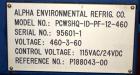 Used 12 Ton Alpha Environmental Refrigeration Water Cooled Chiller, Model PCWSH