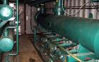 USED: Berg package water cooled chiller, 105 ton capacity,model WCS103-3X-HX, SN-W7541-0796. Copelametic Model 6DN3-3500TSE, SN CEF9612403. Unit is about 10 years old with very low hours and uses Fre...