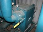 USED: Berg package water cooled chiller, 105 ton capacity,model WCS103-3X-HX, SN-W7541-0796. Copelametic Model 6DN3-3500TSE, SN CEF9612403. Unit is about 10 years old with very low hours and uses Fre...