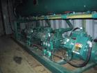 USED: Berg package water cooled chiller, 105 ton capacity,model WCS103-3X-HX, SN-W7541-0796. Copelametic Model 6DN3-3500TSE, SN CEF9612403. Unit is about 10 years old with very low hours and uses Fre...