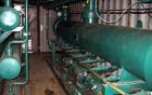 USED: Berg package water cooled chiller, 105 ton capacity,model WCS103-3X-HX, SN-W7541-0796. Copelametic Model 6DN3-3500TSE, SN CEF9612403. Unit is about 10 years old with very low hours and uses Fre...