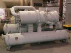 Used Trane 300 ton, model RTHB300 screw chiller. 460/3/60 volts with only 2,070 run hours since new.