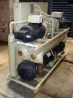 Used Trane Water Cooled Chiller, Model RTWA0804YD01C3D0WFN. Nominal 80 Ton. Designed for 460/3/60 volt operation. Includes existing holding charge only of R22.