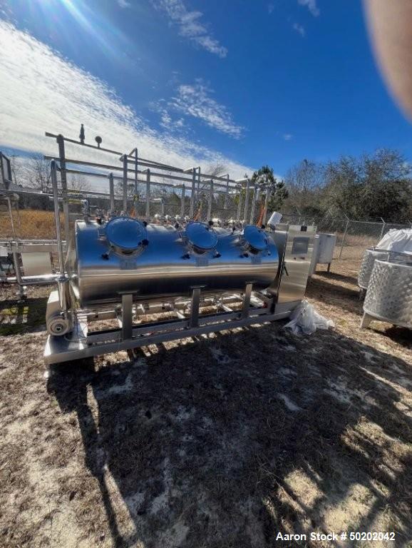 Used Brew-Bev CIP System – 3-Tank Steam-Heated System, 130 Gallon Tanks