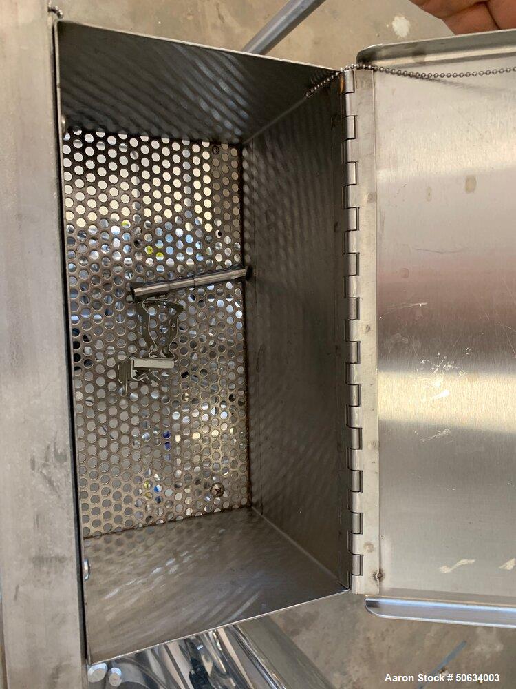 Used CIP Skid for Pumping, Filtering, and Tracking Product Throughput and Volum