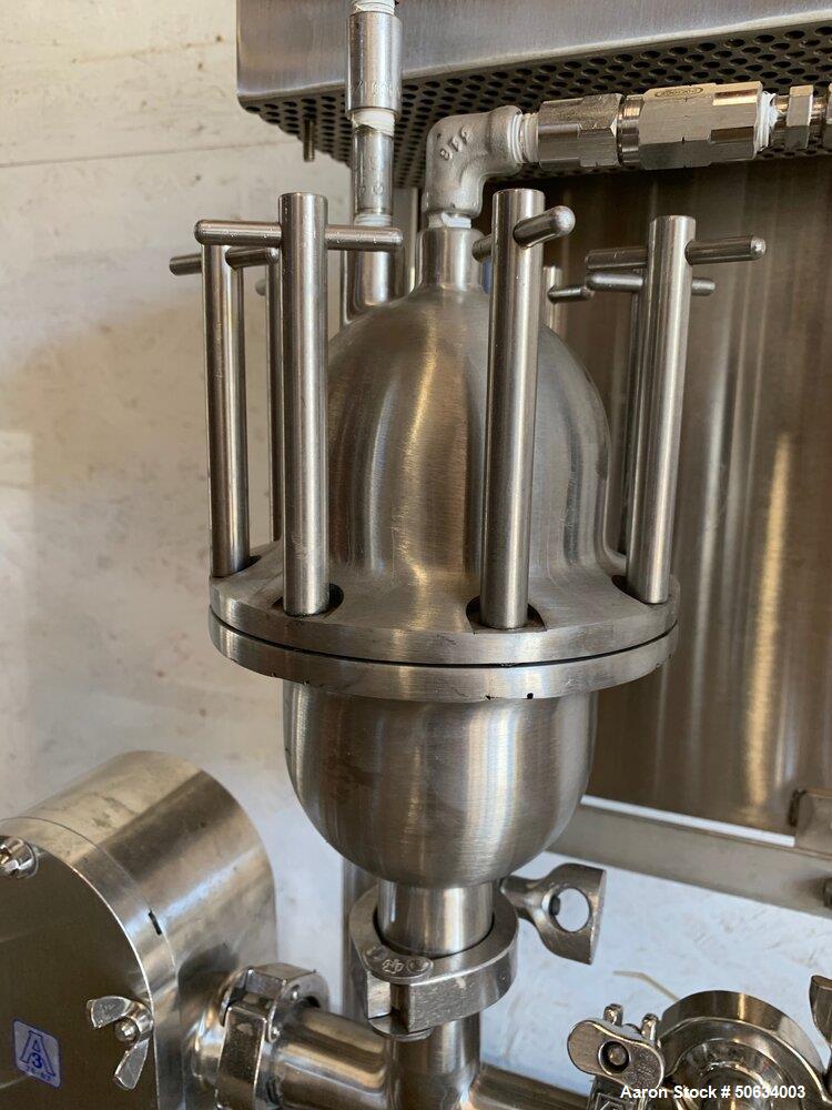 Used CIP Skid for Pumping, Filtering, and Tracking Product Throughput and Volum