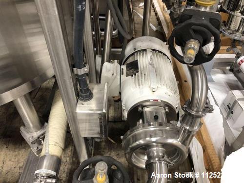 Unused A&B Process Systems 2-Tank CIP Skid – 250-Gallon 316L Stainless Steel