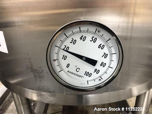 Unused A&B Process Systems 2-Tank CIP Skid – 250-Gallon 316L Stainless Steel