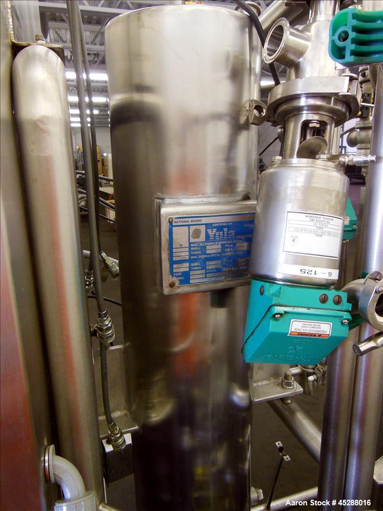 Used Custom Stainless Steel Clean In Place Skid