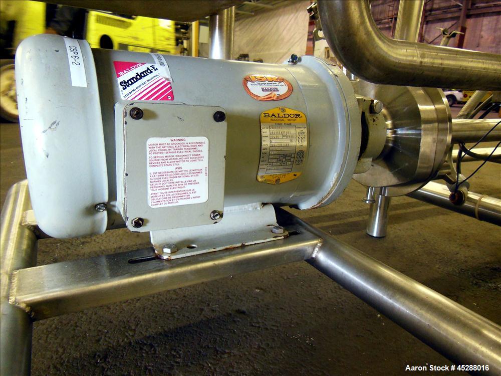 Used Custom Stainless Steel Clean In Place Skid