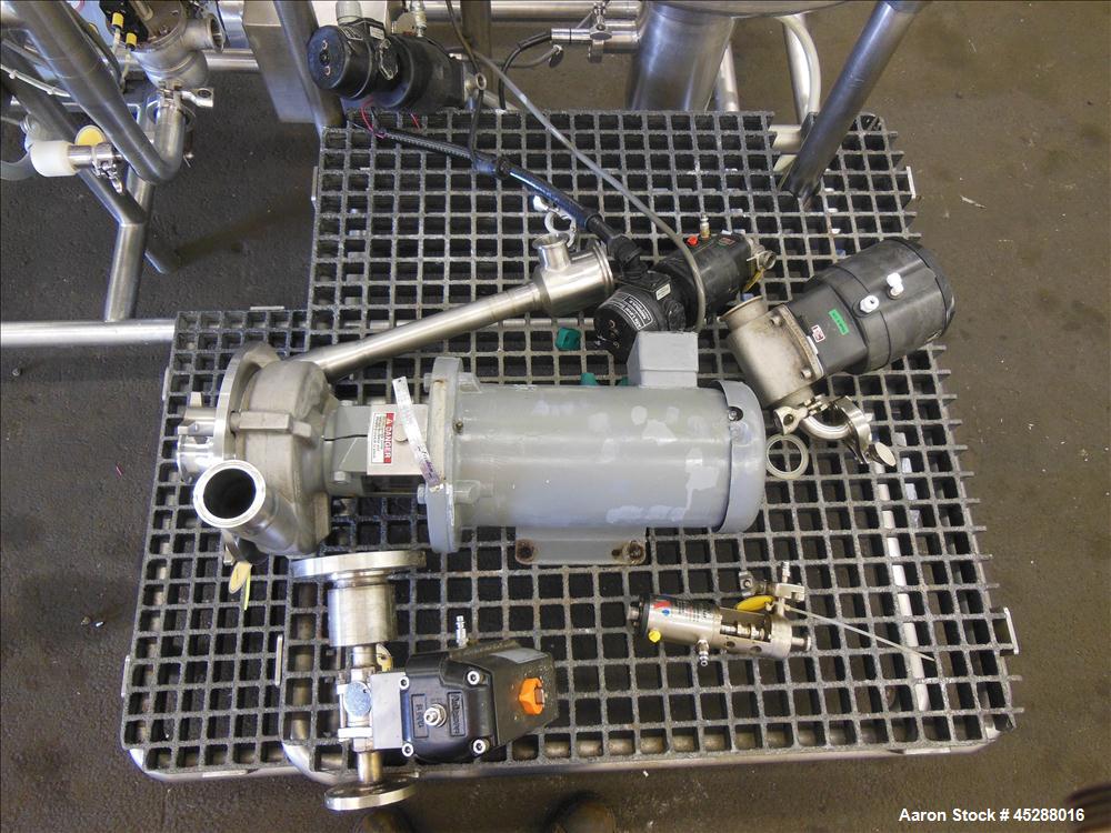 Used Custom Stainless Steel Clean In Place Skid