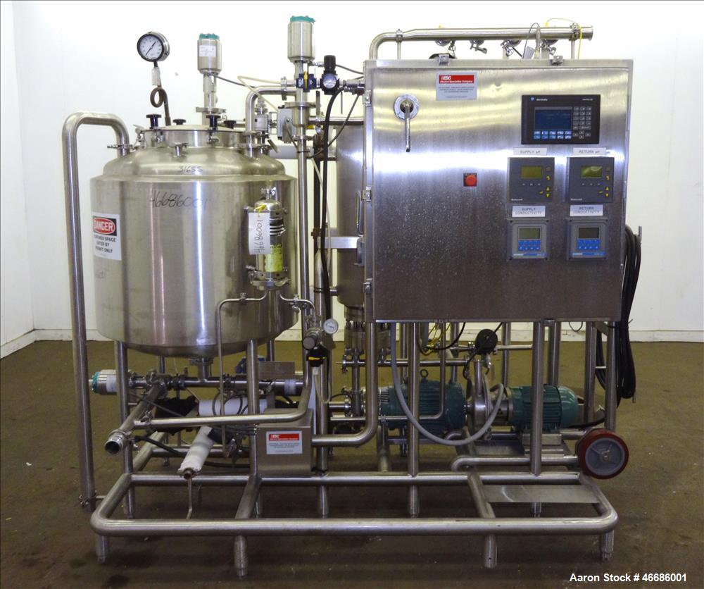 Used Electrol Specialties Company CIP Clean In Place Skid, Model 800RMA, 316 St