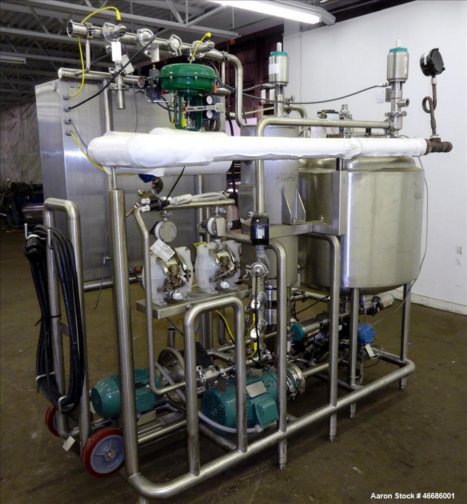 Used Electrol Specialties Company CIP Clean In Place Skid, Model 800RMA, 316 St