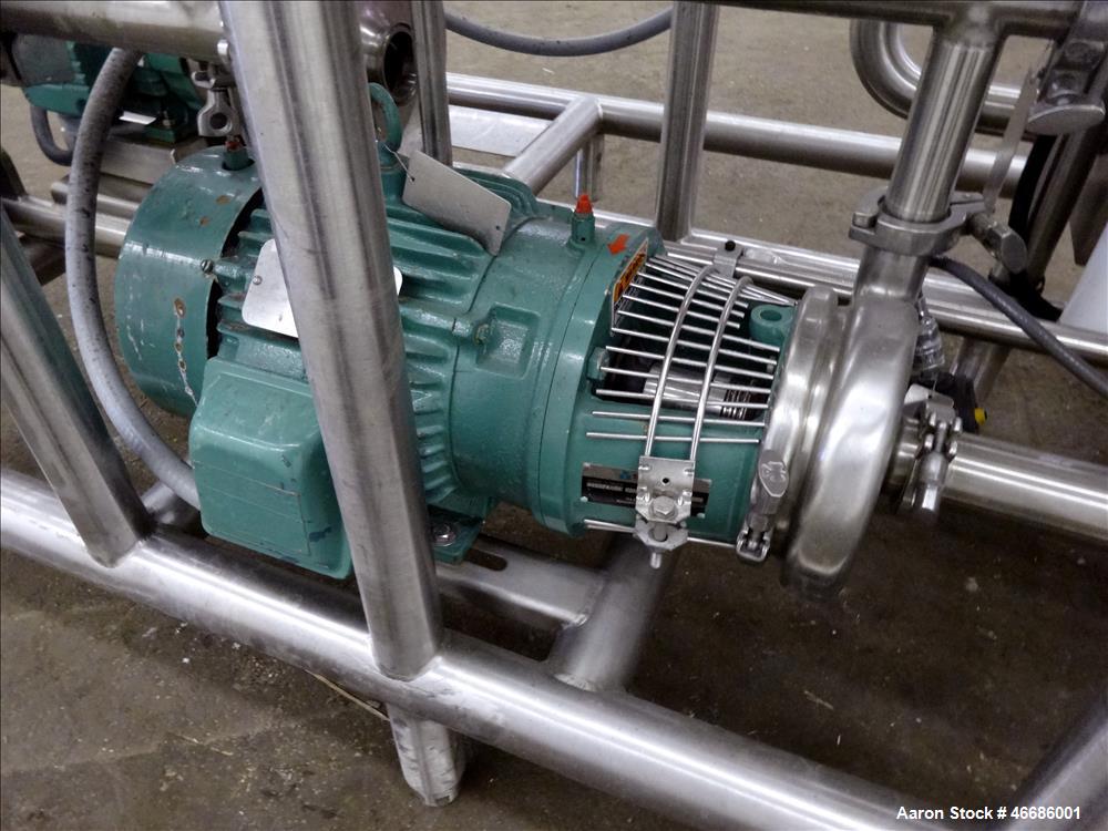 Used Electrol Specialties Company CIP Clean In Place Skid, Model 800RMA, 316 St