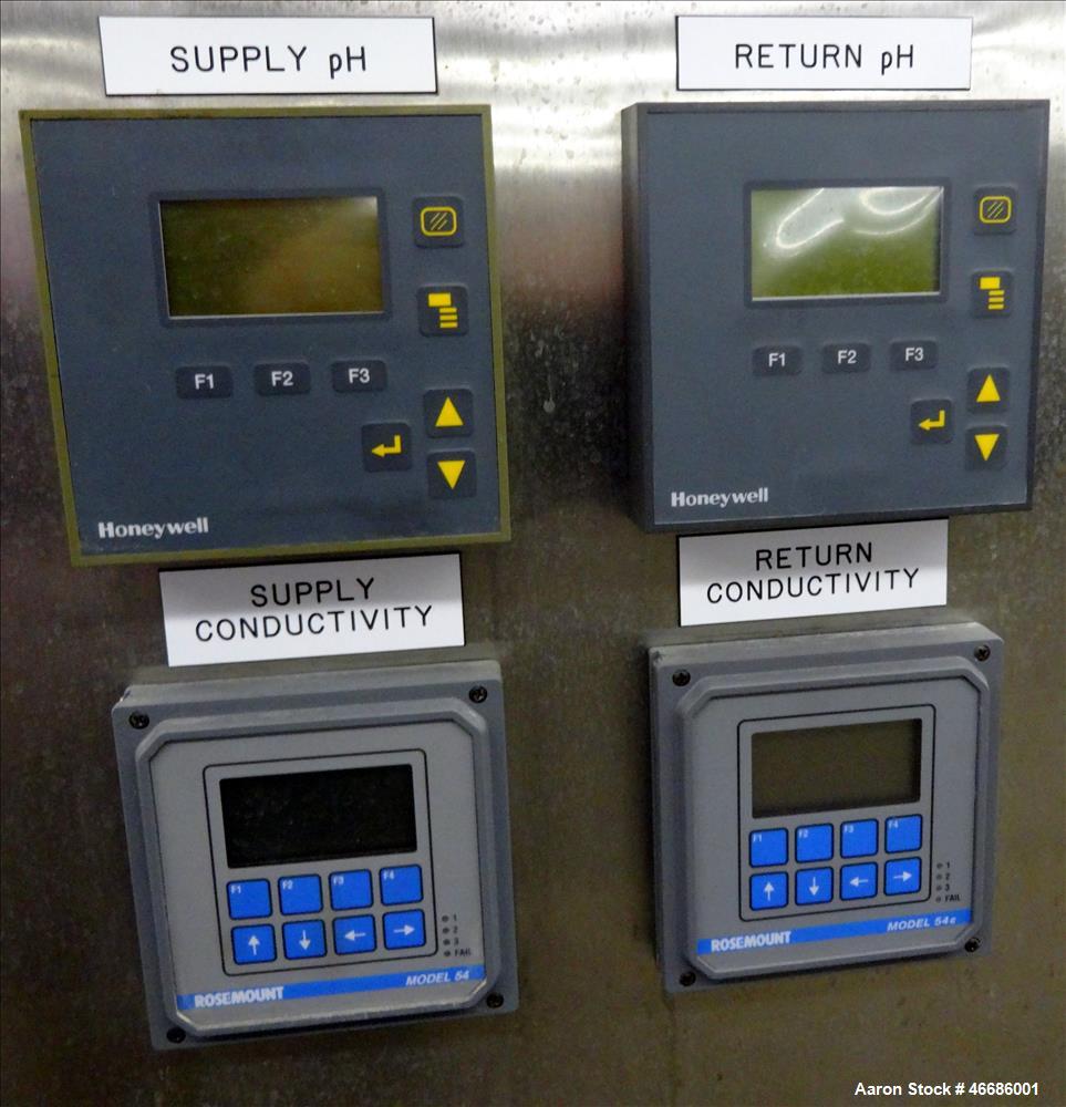 Used Electrol Specialties Company CIP Clean In Place Skid, Model 800RMA, 316 St