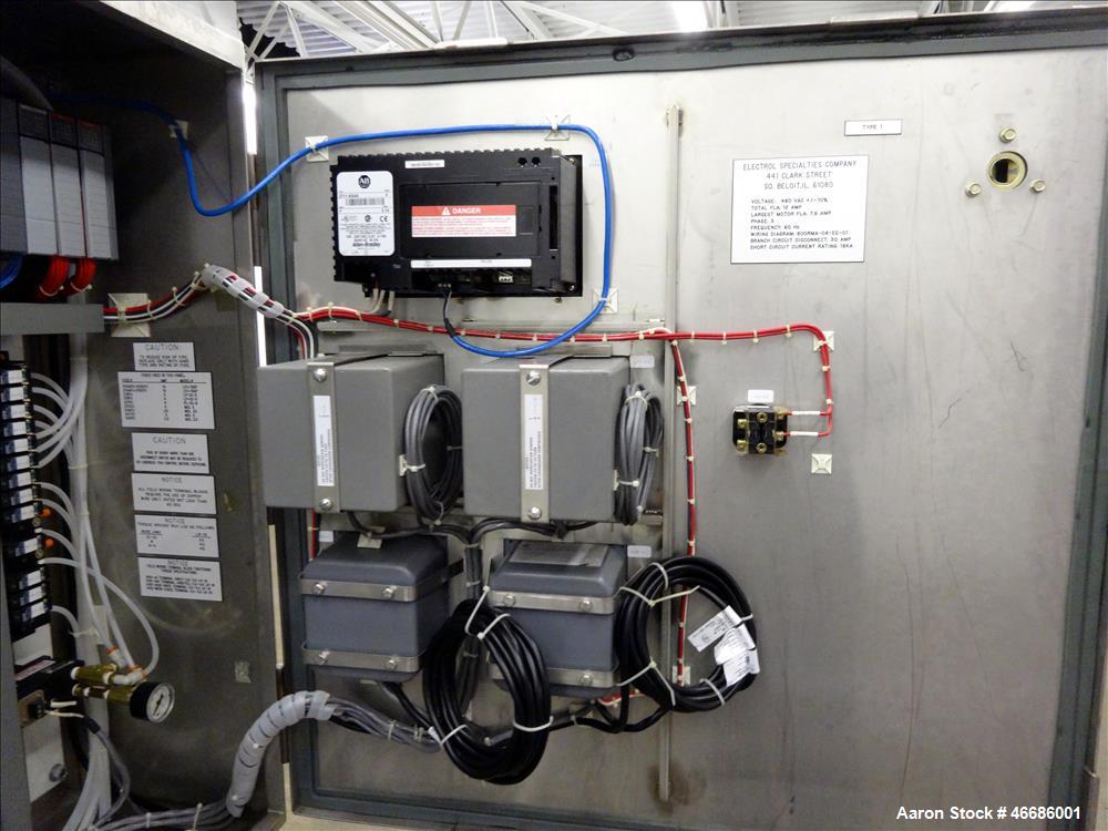 Used Electrol Specialties Company CIP Clean In Place Skid, Model 800RMA, 316 St