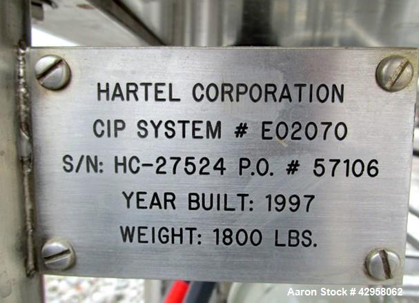 Used- Hartel CIP System