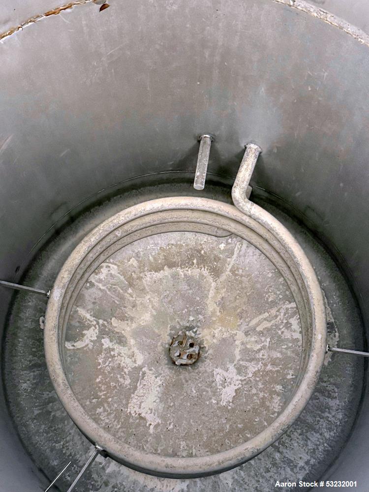 Used IDD Manual CIP/SIP System – (2) 250 Gallon Stainless Tanks, 5HP Pump, Filter, Mounted Skid