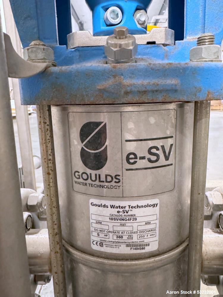 Used IDD Manual CIP/SIP System – (2) 250 Gallon Stainless Tanks, 5HP Pump, Filter, Mounted Skid