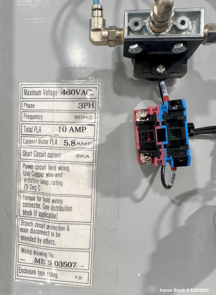 Used IDD Manual CIP/SIP System – (2) 250 Gallon Stainless Tanks, 5HP Pump, Filter, Mounted Skid