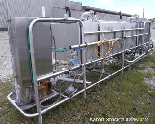 Used Klenzade Flo-Gineered Klenzmation CIP System consisting of: (1) Klenzade 3 compartment tank system, (2) approximate 70 gallon compartments, and (1) approximate 275 gallon compartment. (2) Klenza...
