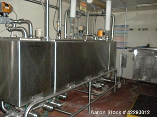 Used Klenzade Flo-Gineered Klenzmation CIP System consisting of: (1) Klenzade 3 compartment tank system, (2) approximate 70 gallon compartments, and (1) approximate 275 gallon compartment. (2) Klenza...