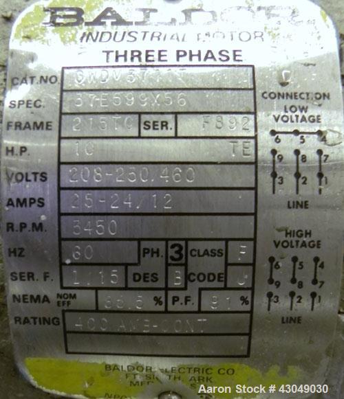Used Stainless Steel Klenzade Single Tank CIP System