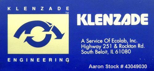 Used Stainless Steel Klenzade Single Tank CIP System