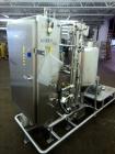 Used- Custom Stainless Steel Fabricating CIP Clean In Place Skid, 316 Stainless Steel. Consisting of: (1) Approximate 50 gal...