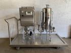 Used CIP Skid for Pumping, Filtering, and Tracking Product Throughput and Volum