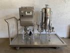 Used- CIP Skid for Pumping, Filtering, and Tracking Product Throughput and Volum