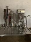 Used CIP Skid for Pumping, Filtering, and Tracking Product Throughput and Volum