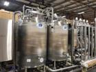 Unused A&B Process Systems 2-Tank CIP Skid – 250-Gallon 316L Stainless Steel
