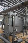 Used APV/Alfa Laval/SPX CIP plant/system consisting of: (4) Stainless steel tanks, appox. 529 gallon/2000-liter capacity, on legs, (1) Stainless steel tank, approx. 265 gallon/1000-liter capacity, on...