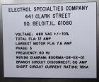 Used Electrol Specialties Company CIP Clean In Place Skid, Model 800RMA, 316 St