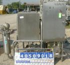 Used G H Products Single Tank CIP System, 316 stainless steel. 75 gallon holding tank, 24'' wide x 24'' long x 30'' deep, 2'' tri-clamp side bottom outlet. Ampco centrifugal pump, model 2 1/2x2xDC2, ...