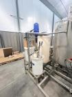 Used IDD Manual CIP/SIP System – (2) 250 Gallon Stainless Tanks, 5HP Pump, Filter, Mounted Skid