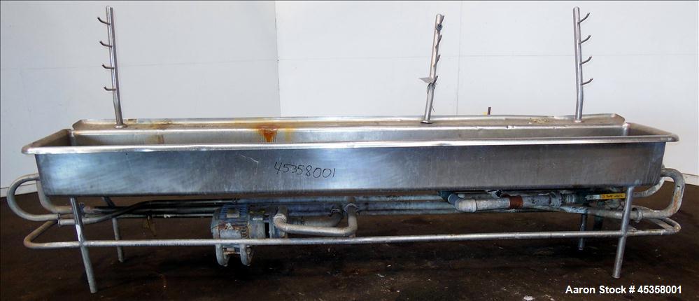 Used- 110 Gallon Stainless Steel Clean Out Of Place Tank