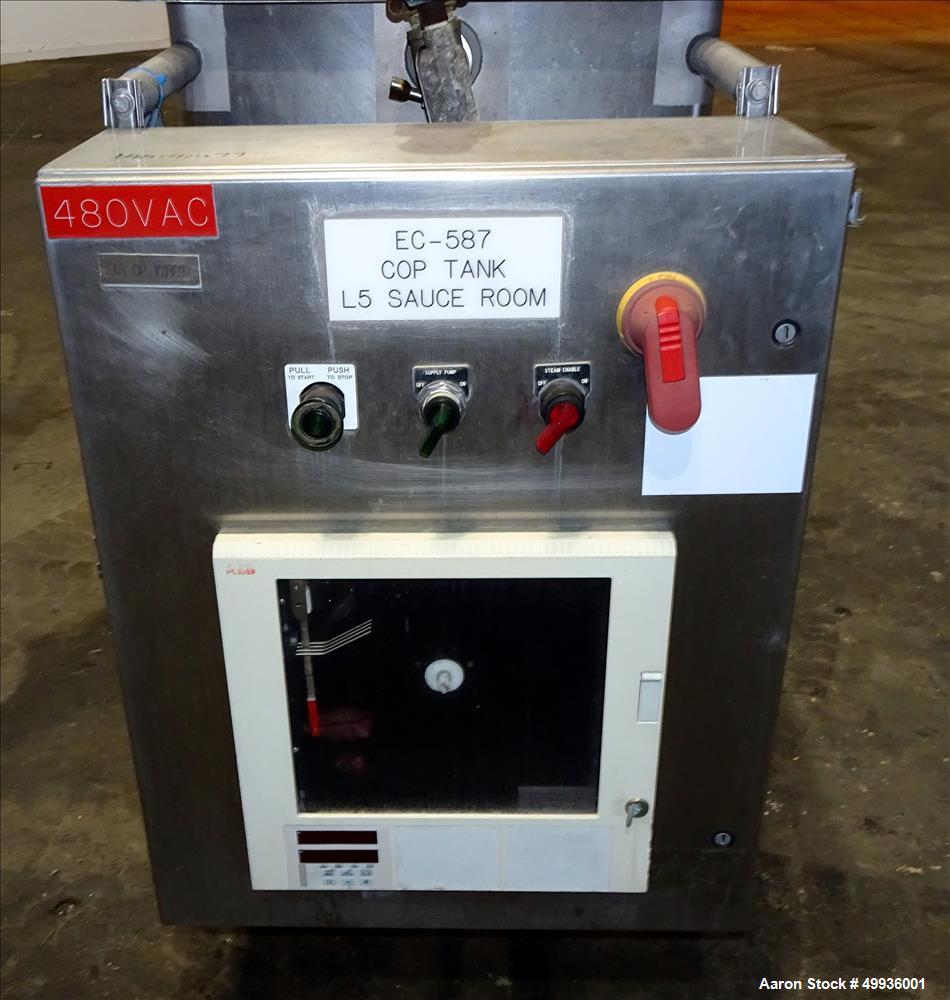 Used- Sani-Matic Clean Out of Place Tank, Model PWJ-300.